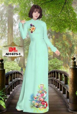 Vải áo dài con cò 1675 AD 1675